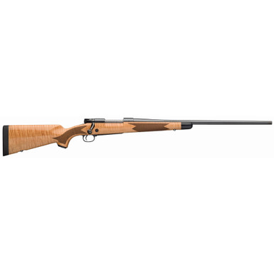 Winchester Model 70 Super Grade 270 Win Maple Stock – detail view of action and stock