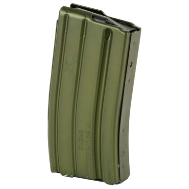 DURAMAG AR-15 - 556 NATO - 10/20 ROUND MAGAZINE - ALUMINUM - OD GREEN