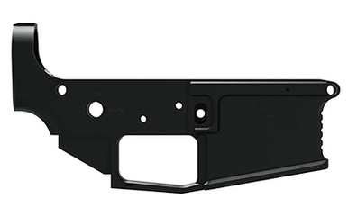 Lantac N15 Raven Billet AR-15 Lower Receiver in Deep Black anodized finish