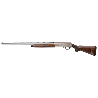 Browning A5 Ultimate Sweet Sixteen 16 Gauge Semi-Automatic Shotgun with walnut stock and engraved nickel receiver