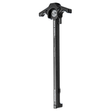 SilencerCo Gas Defeating Charging Handle (GDCH) for AR-15 in matte black anodized finish