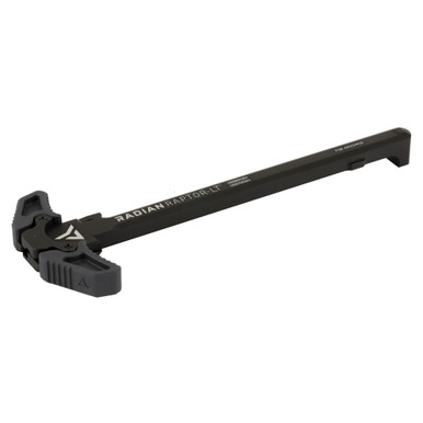 Radian Weapons Raptor-LT Charging Handle in Gray – top view showing ambidextrous latches