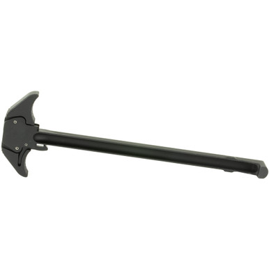 Geissele Super Charging Handle 7.62 Ambidextrous Black – alternate angle showing checkered grip surface