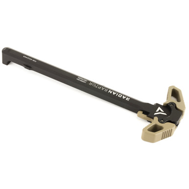 Radian Weapons Raptor Charging Handle FDE – latch detail view