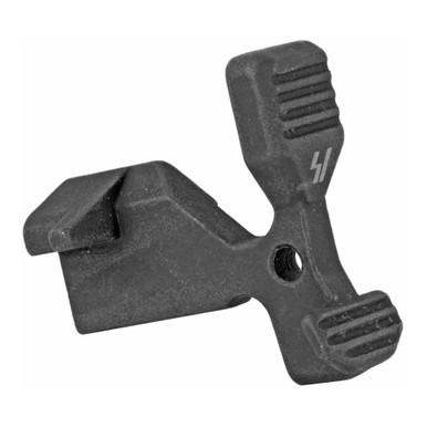 Strike Industries Enhanced Bolt Catch - detail view showing wide lever surface