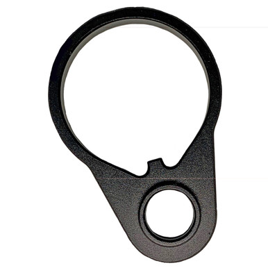 Fortis QD End Plate showing QD swivel socket and radiused edges, rear view