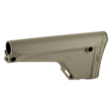Magpul MOE Rifle Stock OD Green – rear butt-plate and storage compartment detail