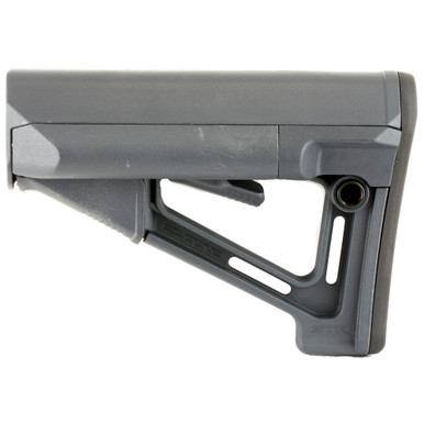 Magpul STR Carbine Stock Mil-Spec Gray – side profile view