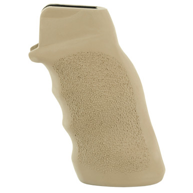 Ergo Grip Flat Top Tactical Deluxe AR-15 Pistol Grip in Desert Earth - front view