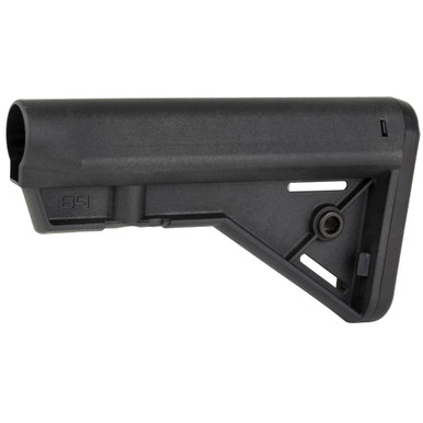 B5 Systems Bravo Fixed A1 AR-15 Buttstock – QD sling mount and butt pad detail