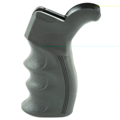 ATI Outdoors Classic AR-15 Pistol Grip in black, front angle view
