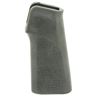 Hogue AR-15 15-Degree Pistol Grip Polymer Black Cobblestone – front view