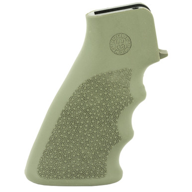 Hogue AR-15 M16 Overmold Rubber Pistol Grip OD Green side profile