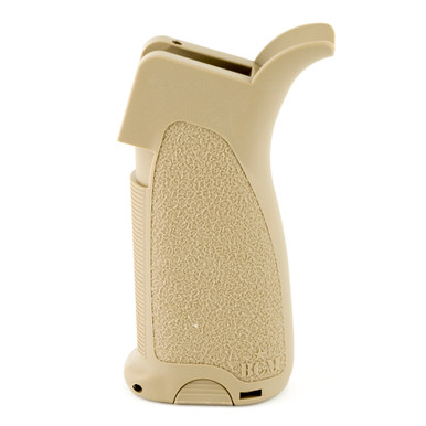 BCM Gunfighter Mod 1 AR-15 Pistol Grip FDE – trap door storage detail