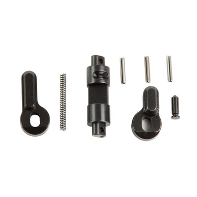 Sons of Liberty Gun Works Ambidextrous 50 Degree Safety Selector for AR-15 — right-hand long, left-hand short paddle configuration