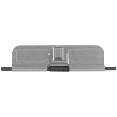 Fortis AR-15 Billet Dust Cover Carbon Fiber Gray – installed angle view