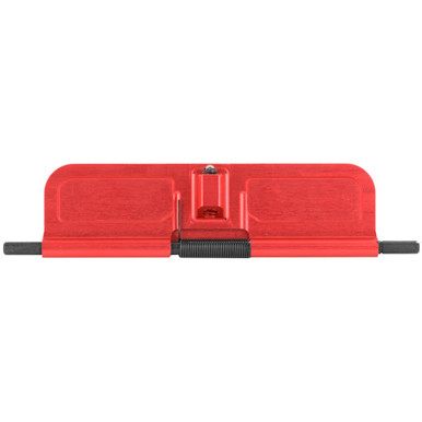 Fortis AR-15 Billet Aluminum Dust Cover Carbon Fiber Red – alternate angle