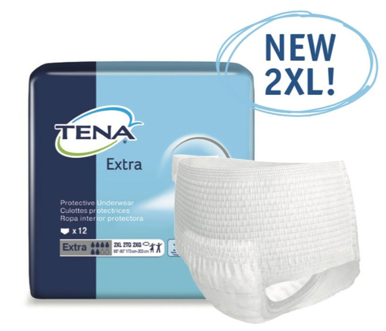 Buy Tena Plus Protective Underwear 2xl Extra By Bag Canada | AgeComfort.com