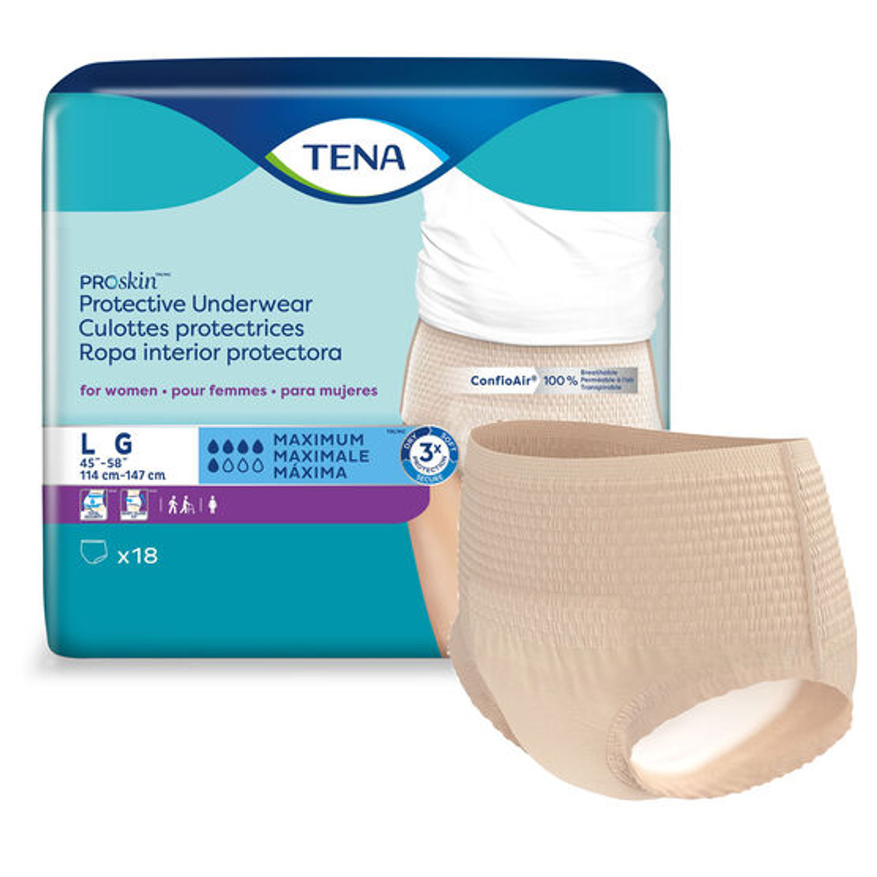 Buy Tena Pro Skin Underwear For Women Canada | AgeComfort.com