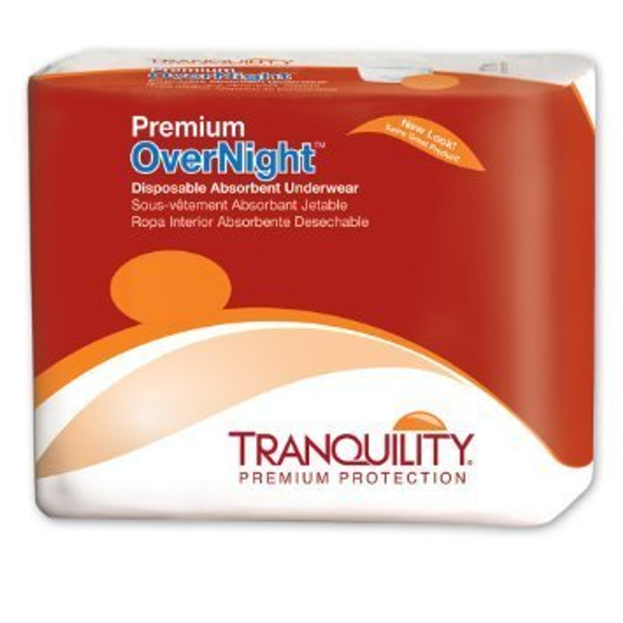 Tranquility Premium OverNight Adult Disposable Absorbent Underwear Heavy  Absorbency XX-Large 62 - 80 Inch, 2 Bags of 12 