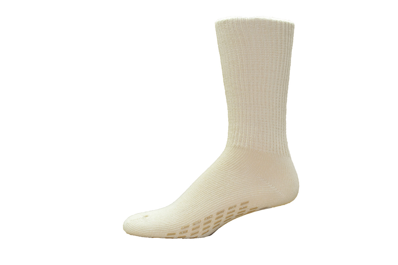 SIMCAN SURESTEPS ANTI SLIP DIABETIC GRIP SOCKS NATURAL