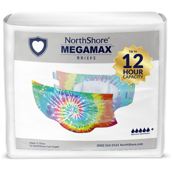 MEGAMAX, The Most Absorbent Adult Diaper Ever – MEGA Protection, Stays Dry  for Up to 12 Hours!