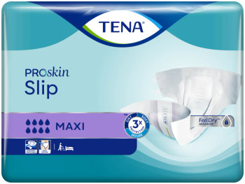 TENA Stretch Unisex Adult Incontinence Brief Super, Medium, Disposable,  Heavy Absorbency, 28 Count, 28 Packs, 28 Total