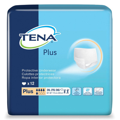 TENA PLUS PROTECTIVE UNDERWEAR 2XL PLUS (AC6257*)