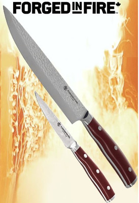 FORGED IN FIRE KNIFE 2 PCS SET (AC6432) 