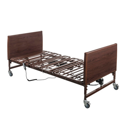 LIGHTWEIGHT 42" BARIATRIC BED WITH HALF RAILS DRIVE MEDICAL