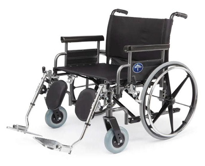 MEDLINE EXTRA WIDE SHUTTLE WHEELCHAIR BARIATRIC (MDS809950)