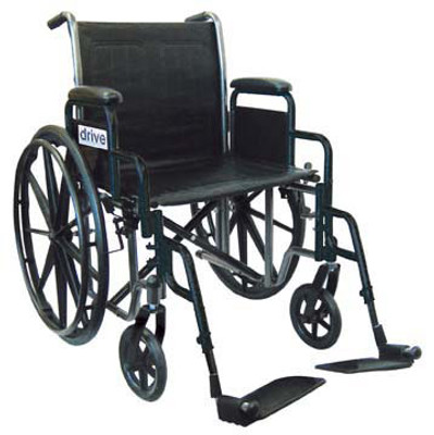 DRIVE MEDICAL 18 IN. SILVER SPORT 2 DUAL AXLE WHEELCHAIR