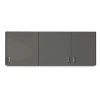 Clinton 8266 66" Wall Cabinet with 3 Doors Slate Gray Clinton 8266 66" Wall Cabinet with 3 Doors Slate Gray