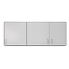 Clinton 8266 66" Wall Cabinet with 3 Doors Gray