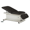 Clinton 84438 Bariatric, Extra Wide, Shrouded Power Table with Adjustable Backrest & Drop Section Black