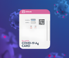 Abbot ABT100 BinaxNOW COVID-19 Antigen At home Rapid COVID self-test close up