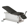 Clinton 81360 Shrouded, Powered medical exam Table with Stirrups, Adjustable Backrest and Footrest black, part of Exam Tables Direct's collection of Clinton Medical equipment