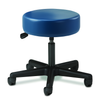 Clinton 2135 Black Base, 5-leg, Pneumatic Physician Stool  royal blue