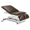 Clinton 84430 Extra Wide, Bariatric, Power Table with Adjustable Backrest and Drop Section gunmetal