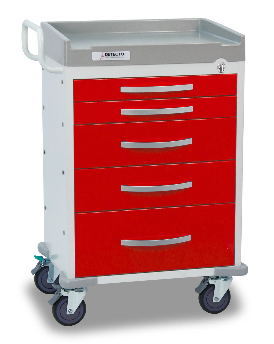 Detecto Rescue Emergency Room Medical Cart | Exam Tables Direct