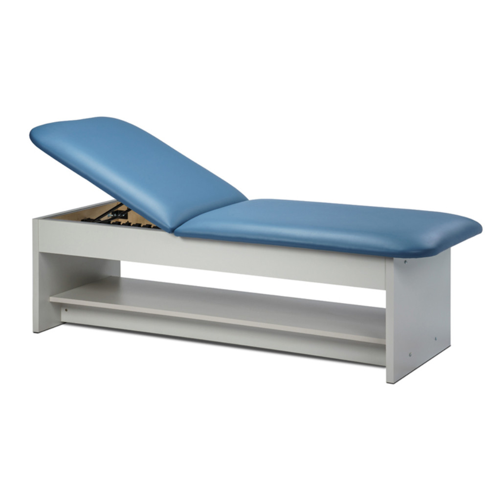 Clinton 3920-27 KD Panel Leg Series Couch with Shelf | Exam Tables