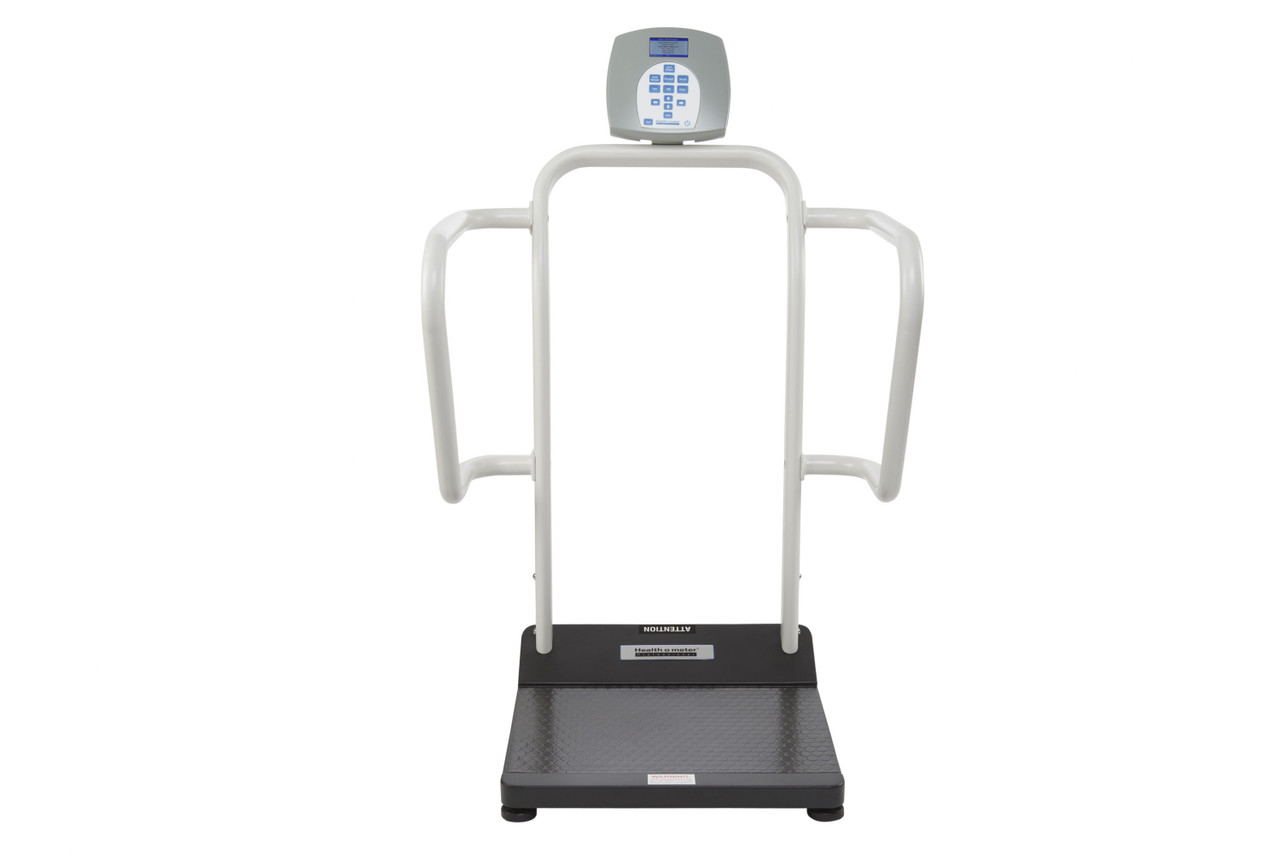 Health O Meter 1100KL Digital Platform Scale with Extra Wide Handrails