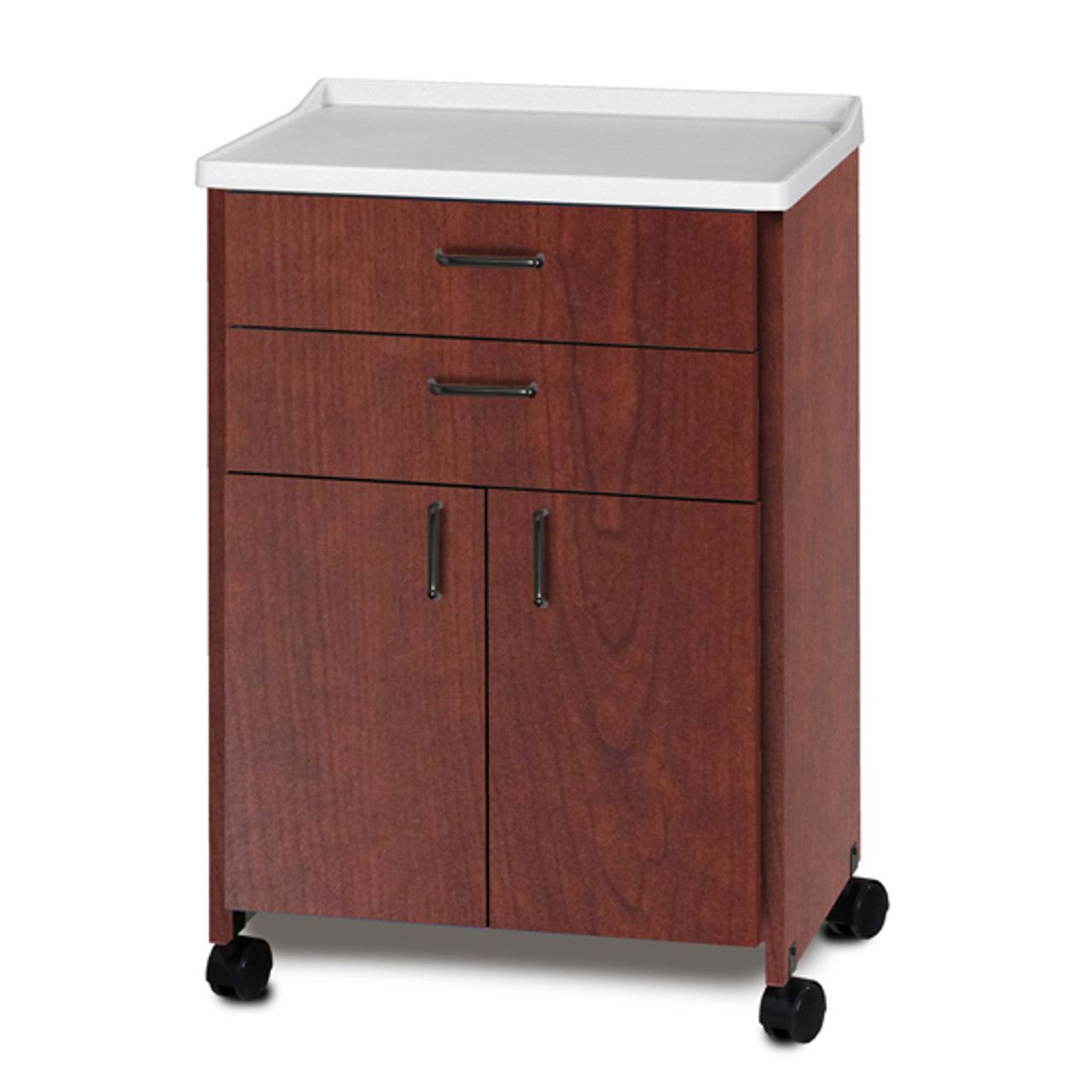 Clinton 8922 A Molded Top Mobile Treatment Cabinet W 2 Doors And