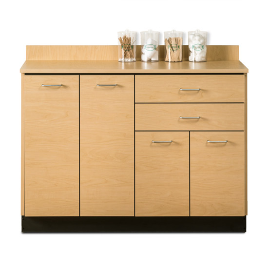 Clinton 8048 Base Cabinet w/4 Doors and 2 Drawers | Exam Tables Direct