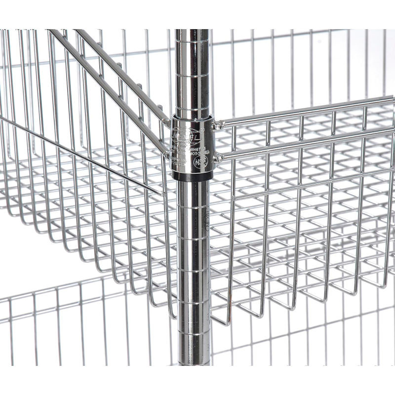 Nexel WB798474 Wire Shelf Basket 36