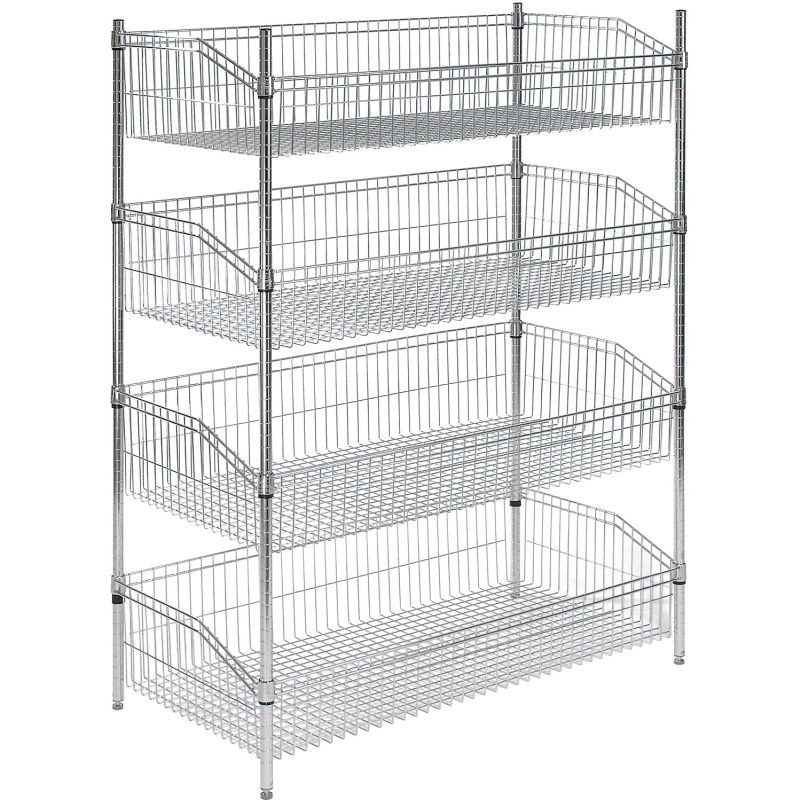 Nexel WB798474 Wire Shelf Basket 36