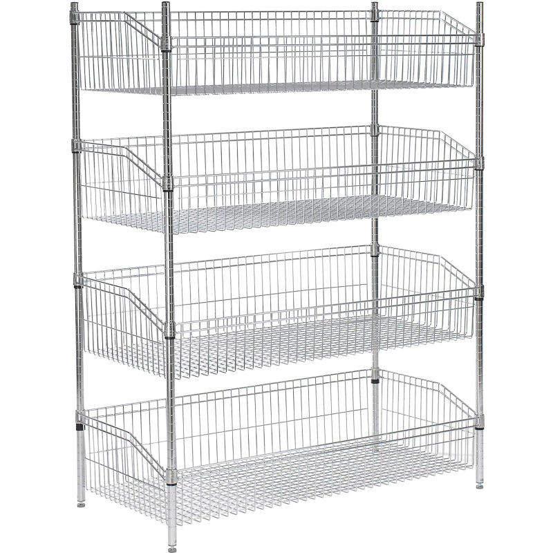 Nexel WB798474 Wire Shelf Basket 36