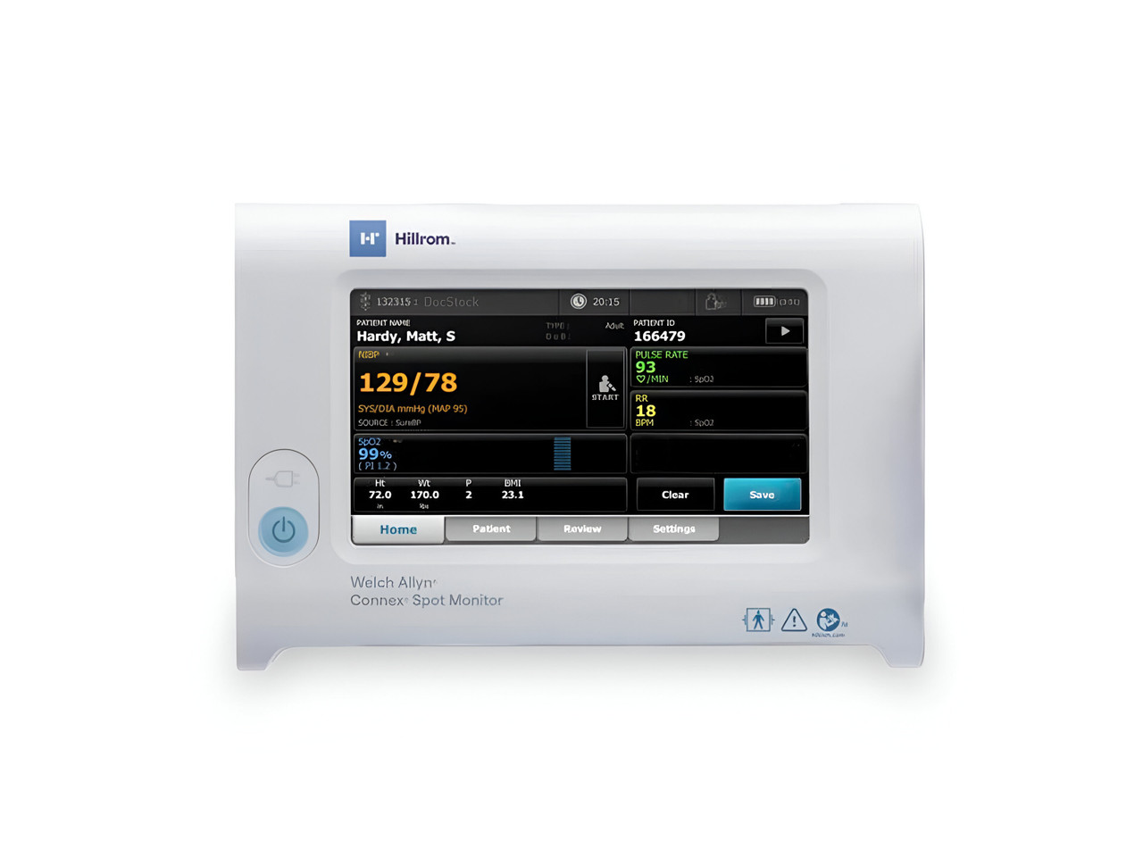 Baxter Welch Allyn 71WX-B Connex Spot Monitor with SureBP