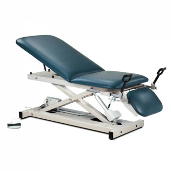 Clinton 80200 Open Base Power Table w/Adjustable Backrest | Exam