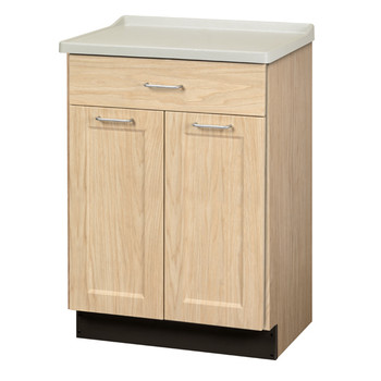 Clinton 8821-AF Fashion Finish, Molded Top Treatment Cabinet w/2 Doors and 1 Drawer